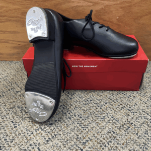 Black Downtown Tap Lace Up